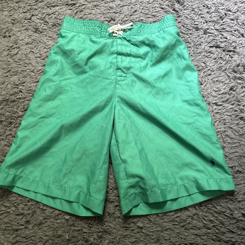 Polo Ralph Lauren Swim Trunks Green boys L (16/18)